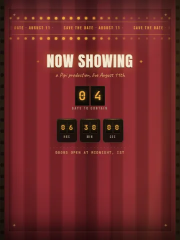 Second Birthday Version — birthday website template