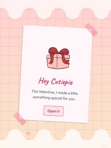 Valentine Site — valentine website template